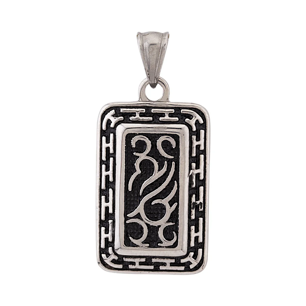 Classic Pendants Tribal Inspired Steel Pendant - Image 3
