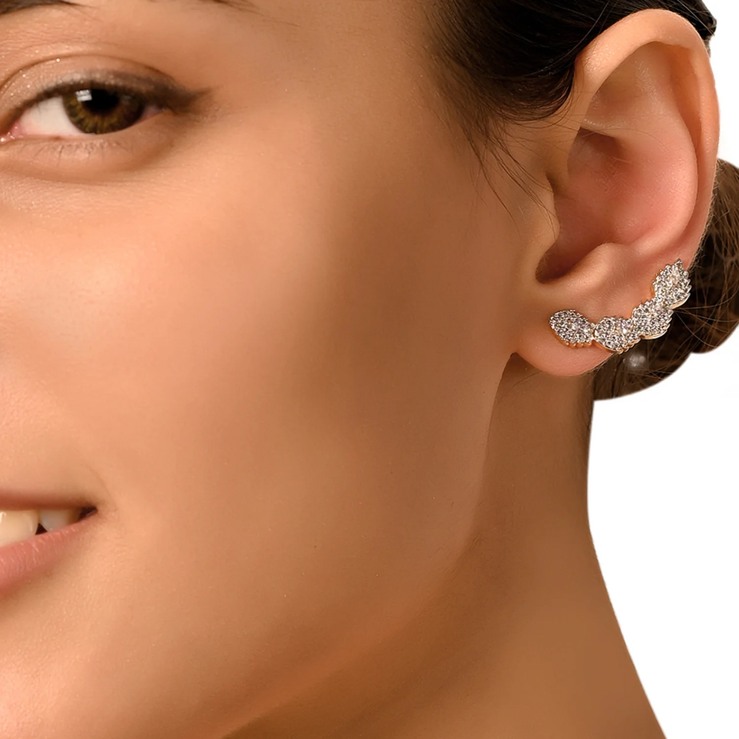 Classy Shiny CZ Earrings - Image 2