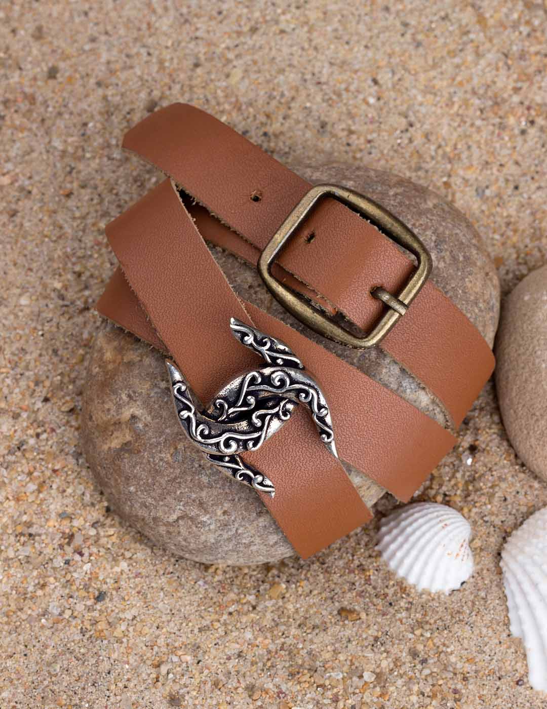 Claw Inspired leather wrap Bracelet