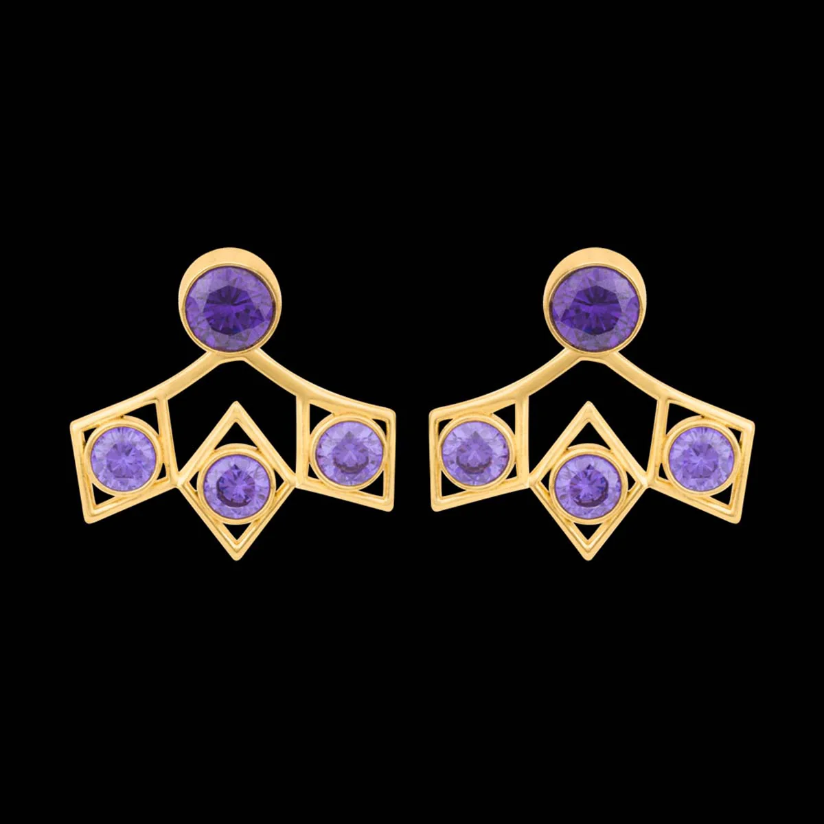 Club Blush Dangler Earrings - Image 3