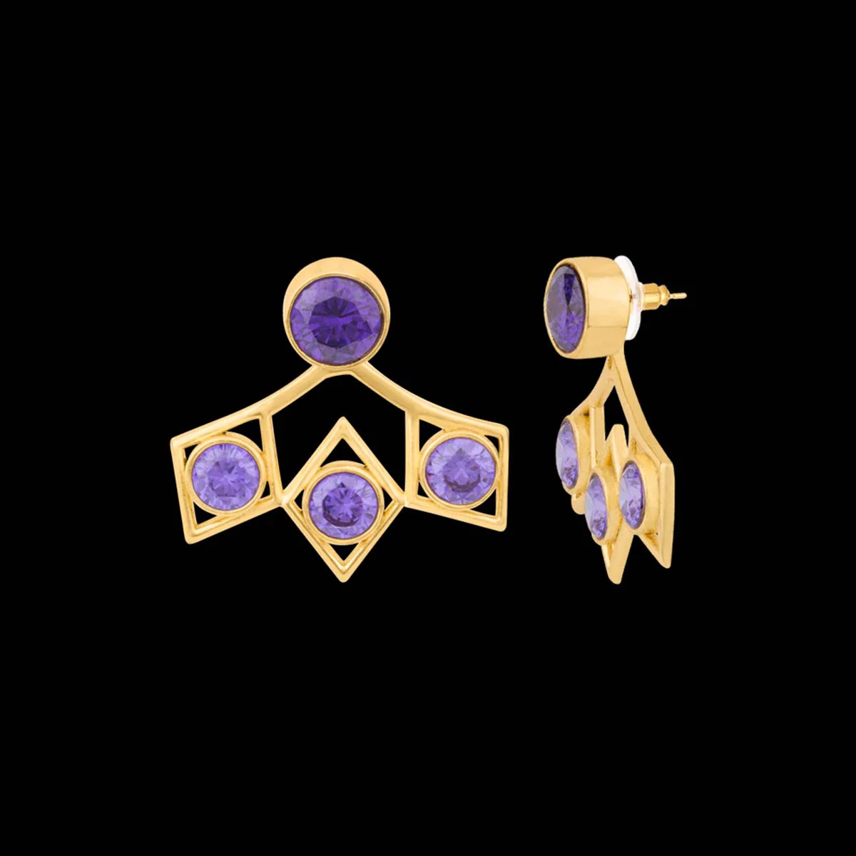 Club Blush Dangler Earrings - Image 4