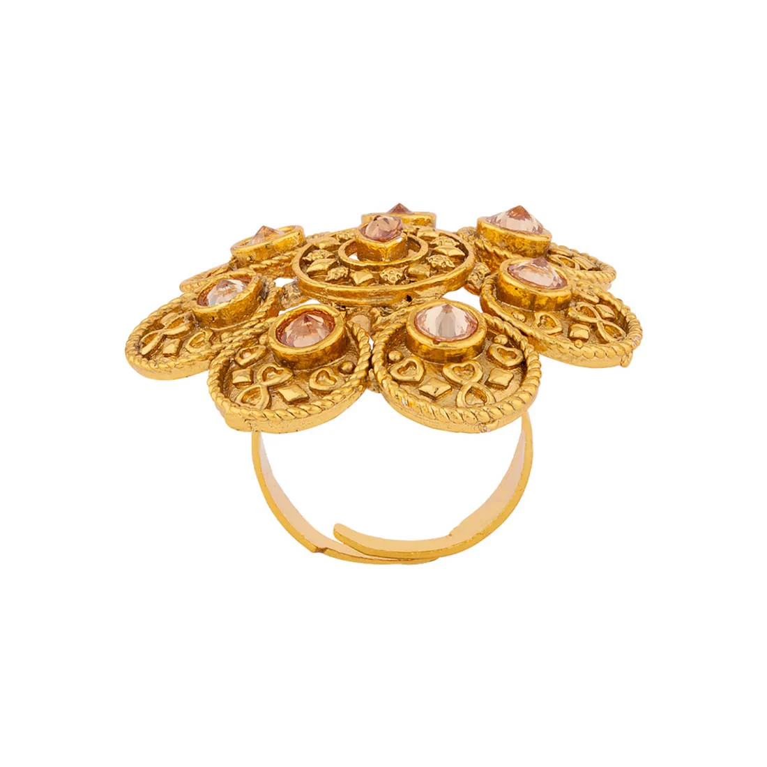 Cluster Circles Statement Ring - Image 4