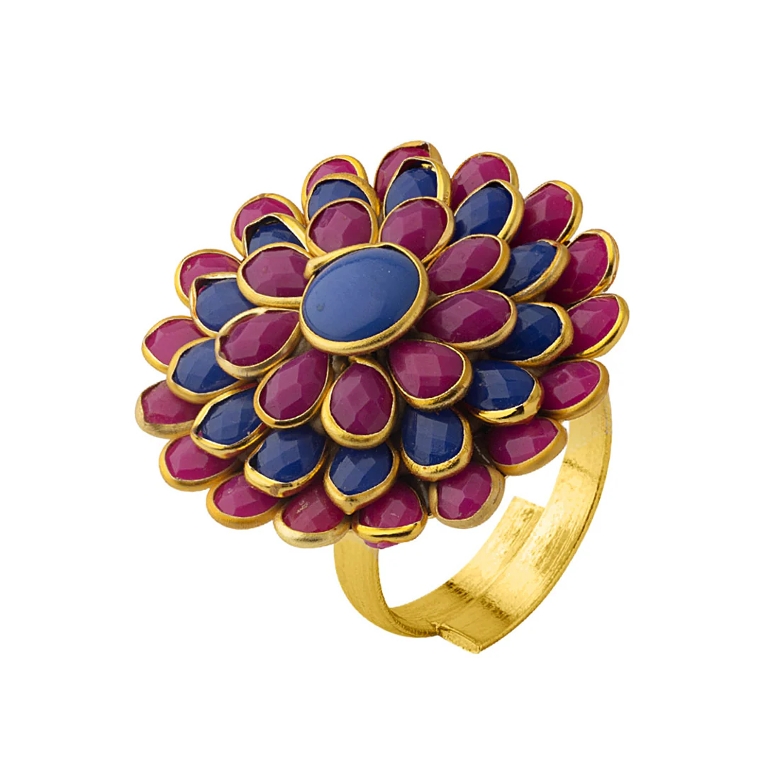 Colorful Ring In Pacchi Design For Women - Image 3