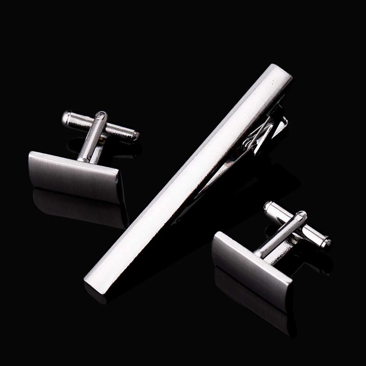 Corporate War Clip-on Cufflink Tiepin Set