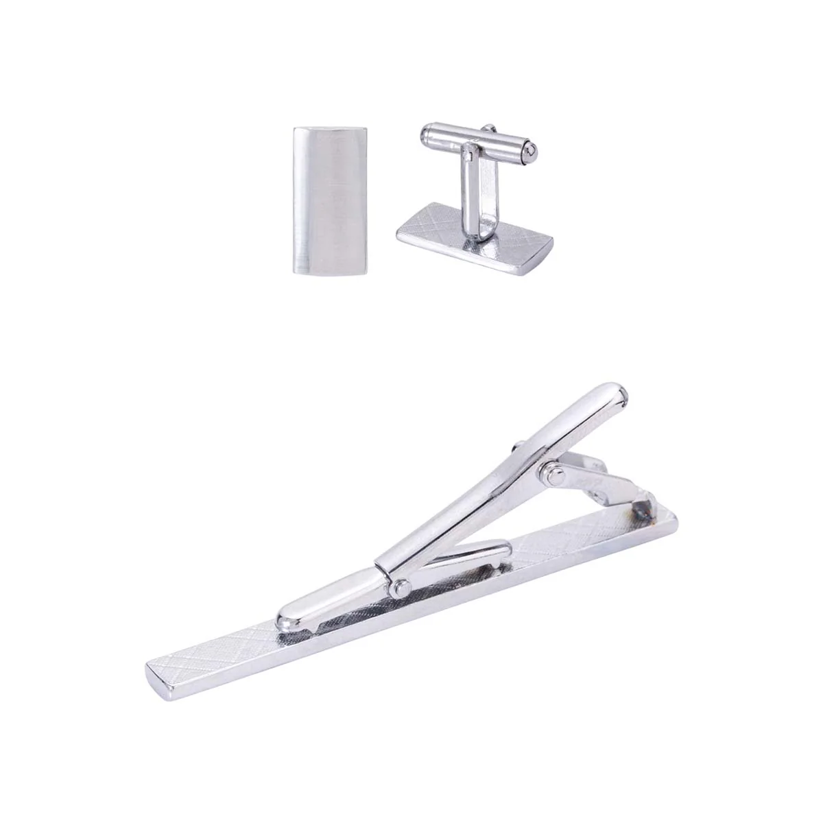 Corporate War Clip-on Cufflink Tiepin Set - Image 4
