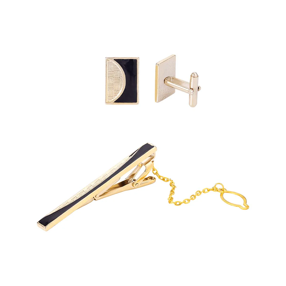 Corporate War Designer Cufflink Tiepin Set - Image 3
