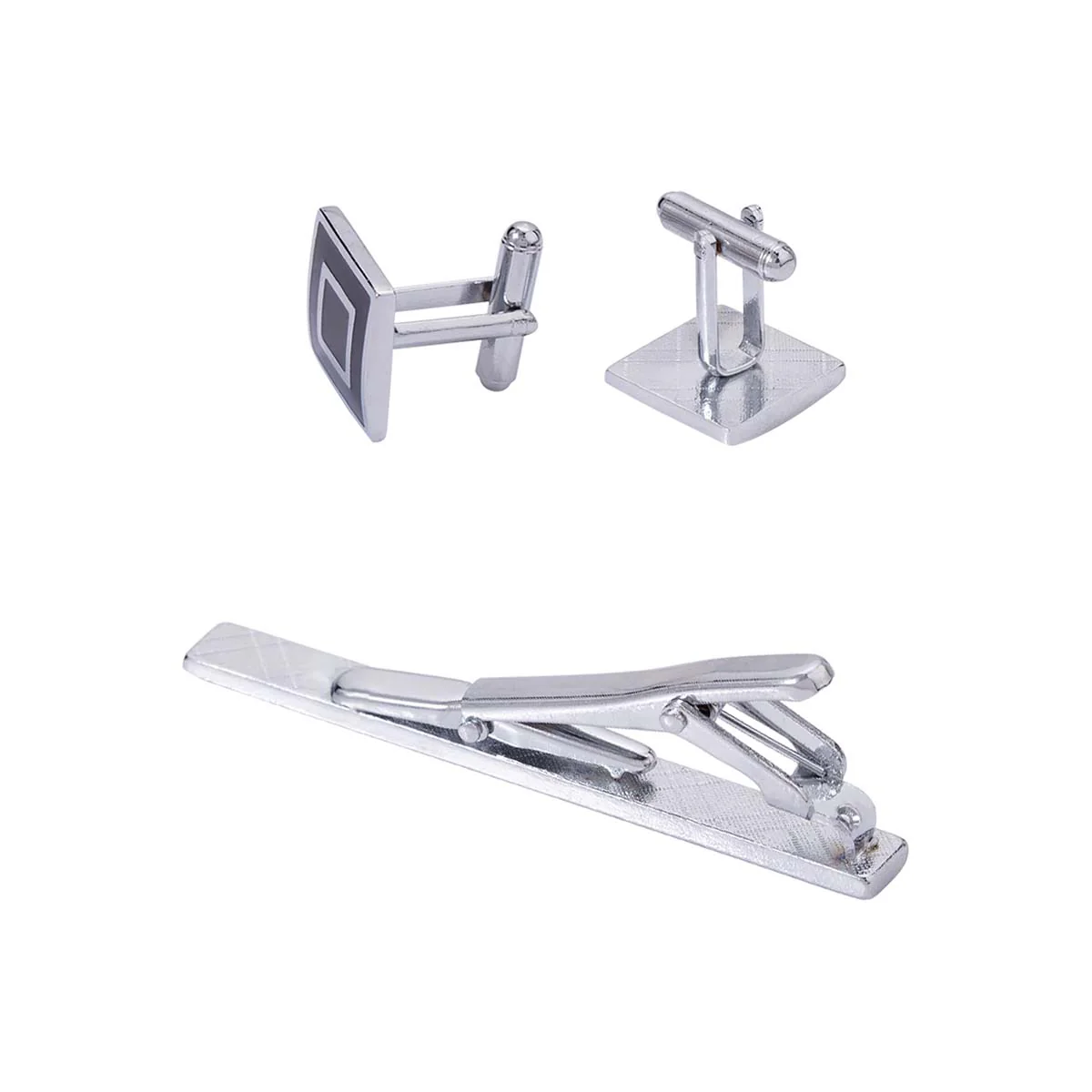Corporate War Square Cufflink Tiepin Set - Image 4