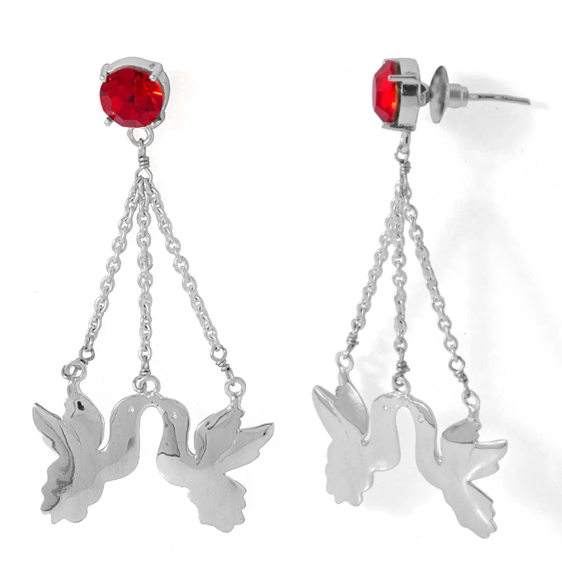 Cute And Charming Dangler Earrings Pair Made With Swarovski Zirconia - Image 4
