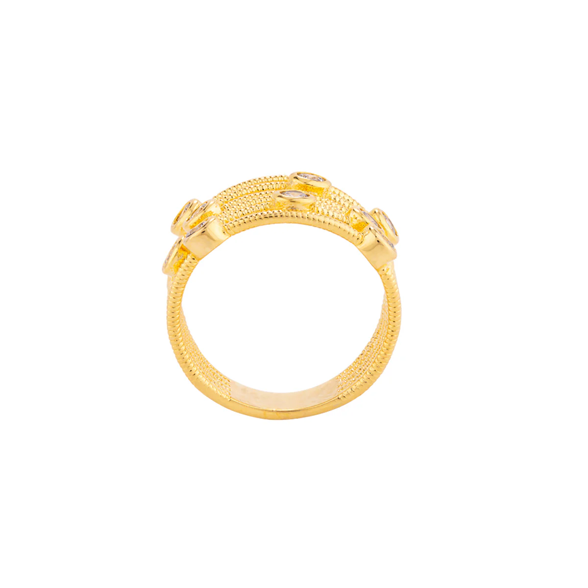 Cutwork Design Layered Style Ring - Image 4