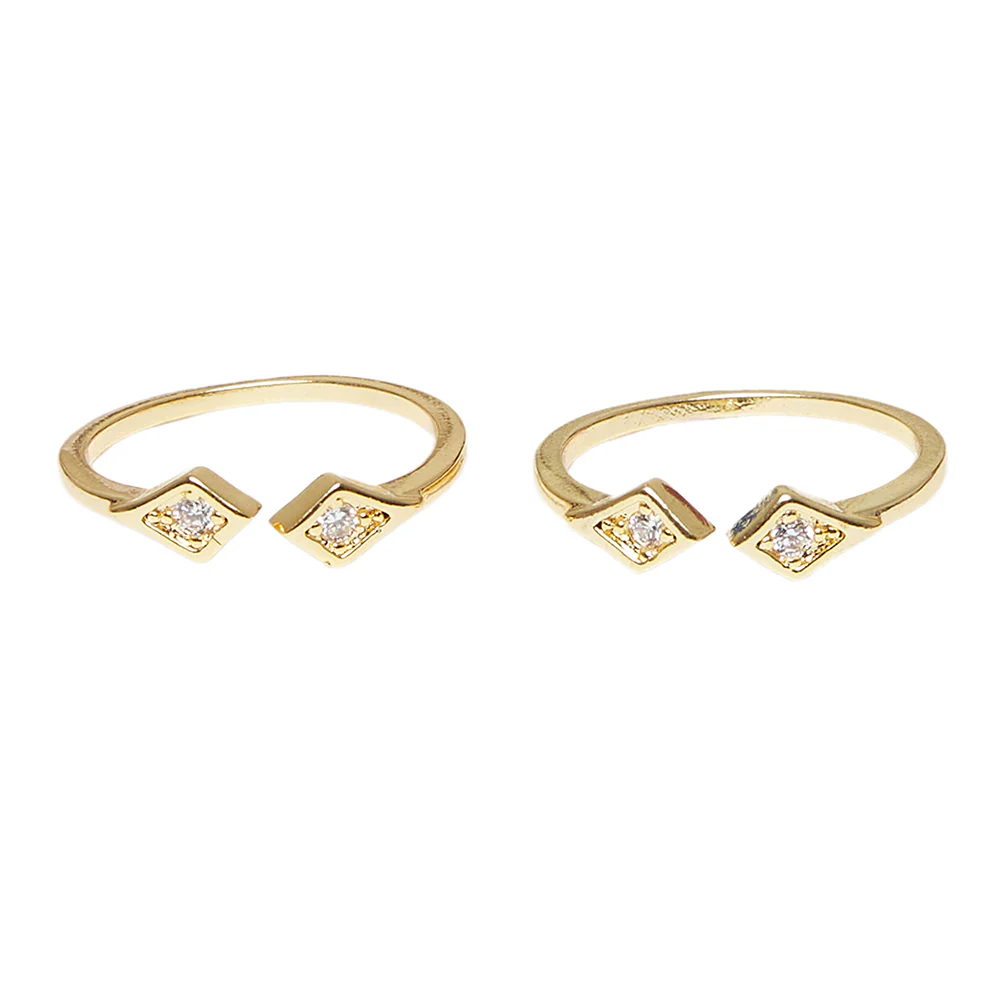 CZ Dazzling Diamond Toe Ring - Image 3