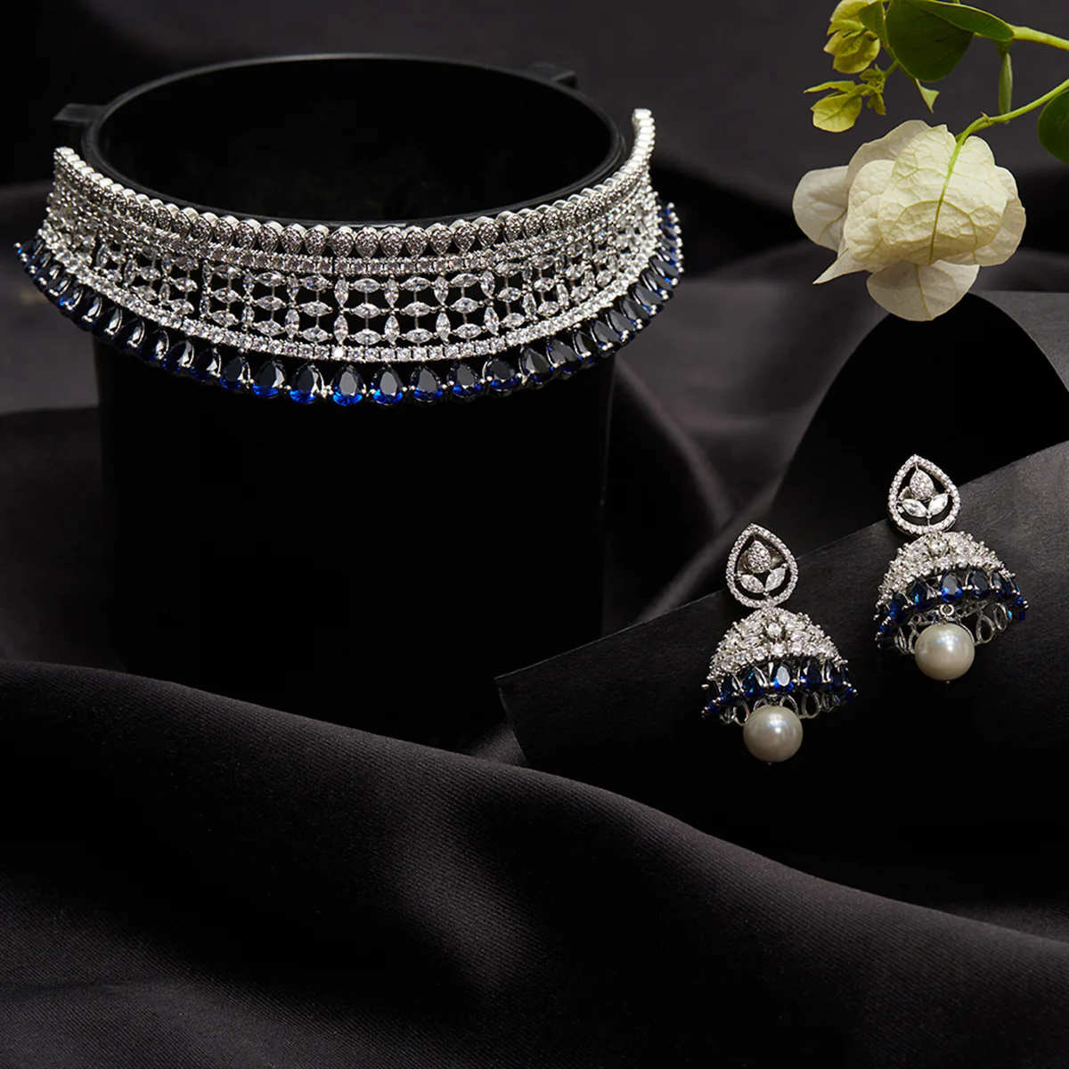 CZ Elegance Classic Necklace Set