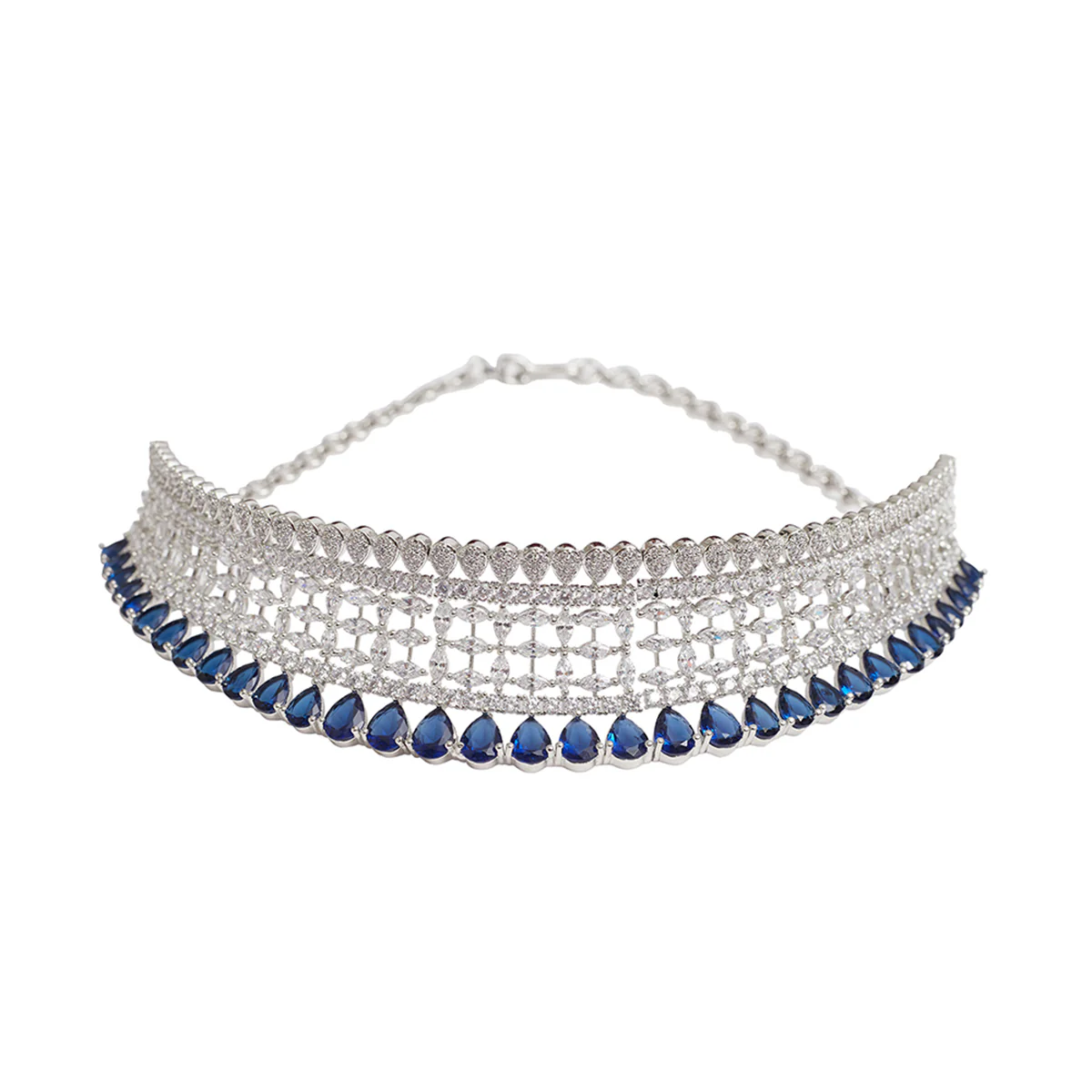 CZ Elegance Classic Necklace Set - Image 3