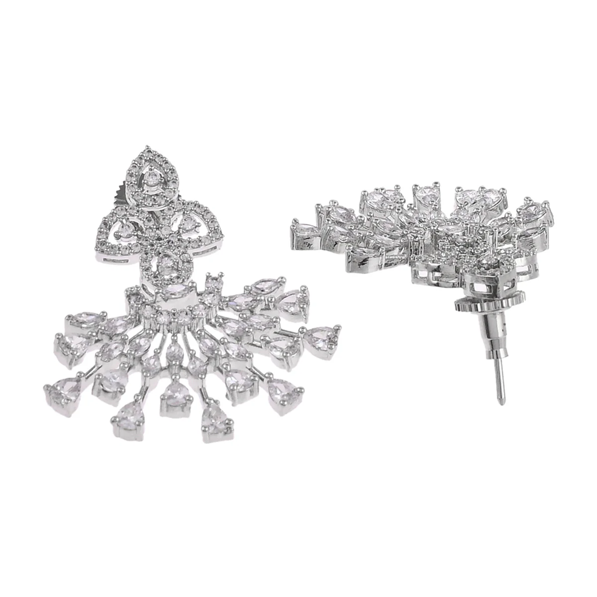 CZ Elegance Contemporary Design Jewellery Set - Image 5