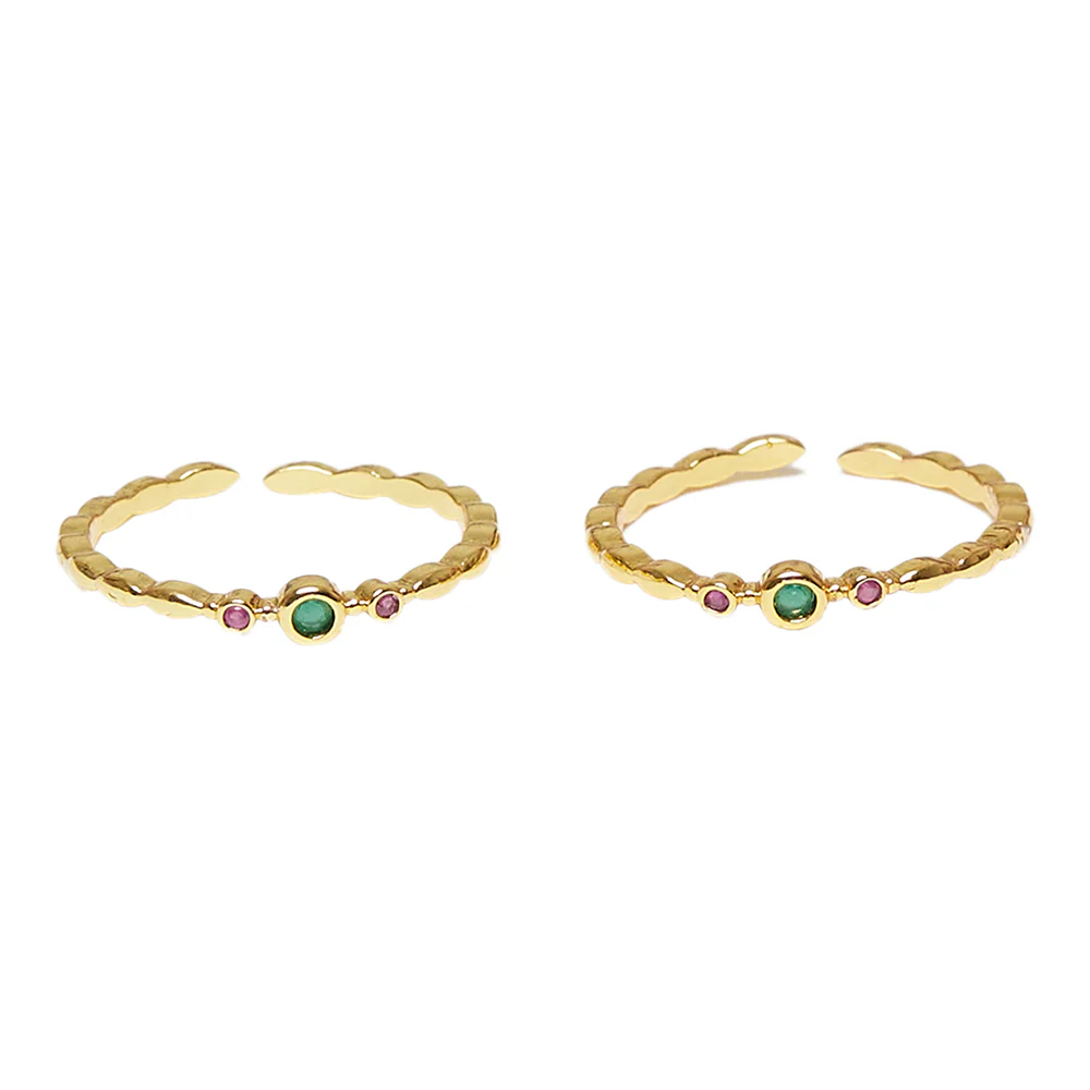 CZ Elegant Toe Rings - Image 3