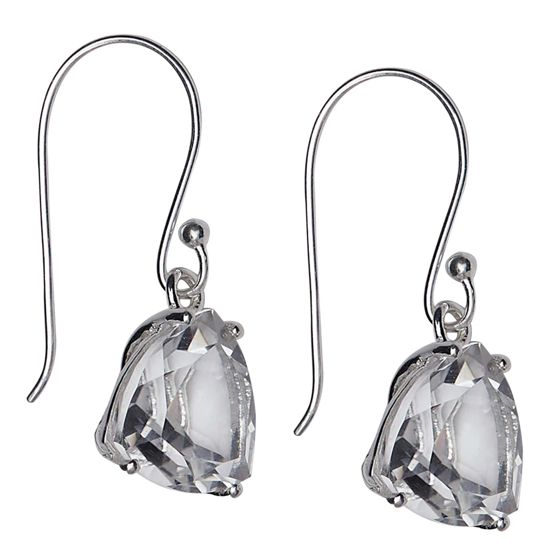 925 Sterling Silver CZ Earrings - Image 3