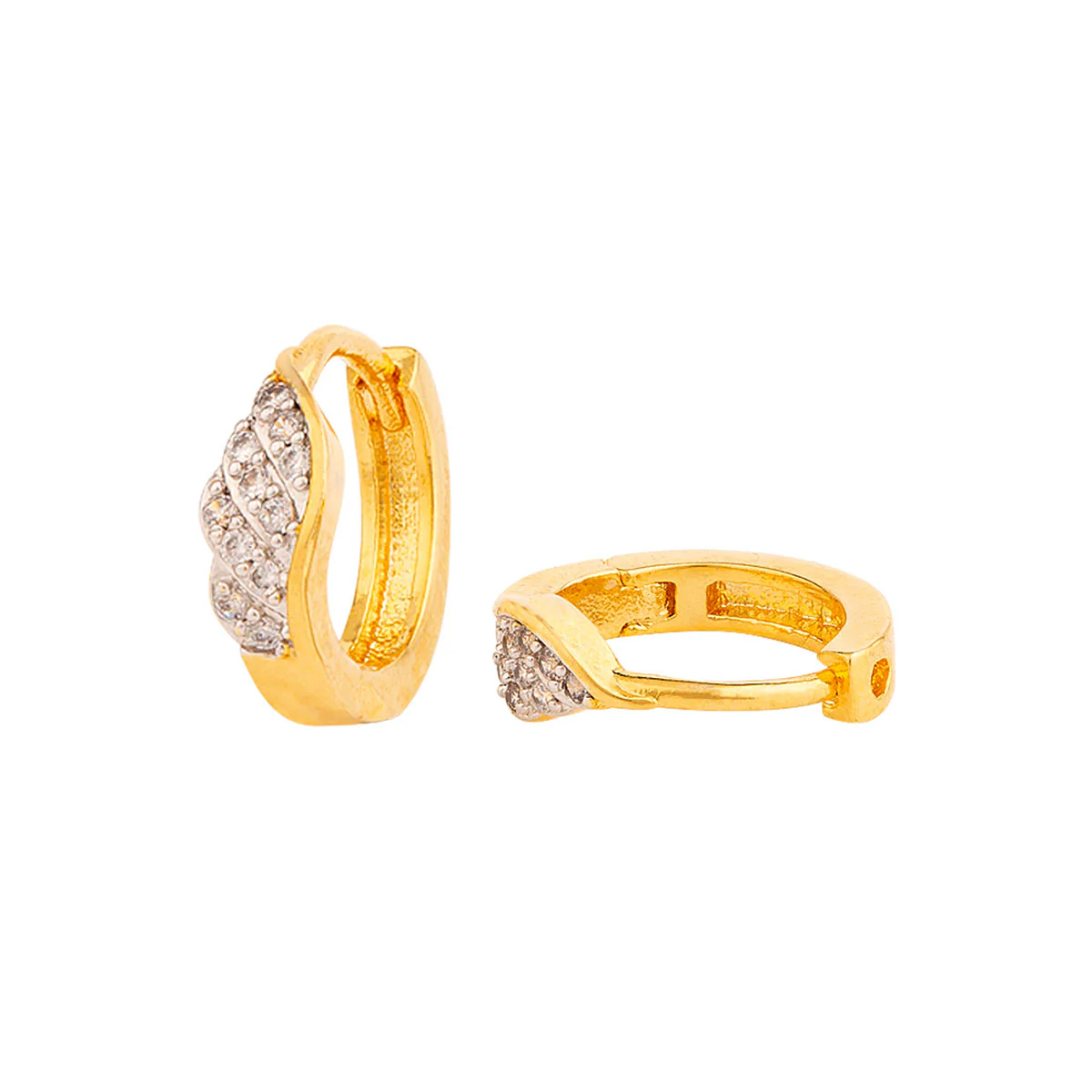CZ Gems Adorned Earrings - Image 3
