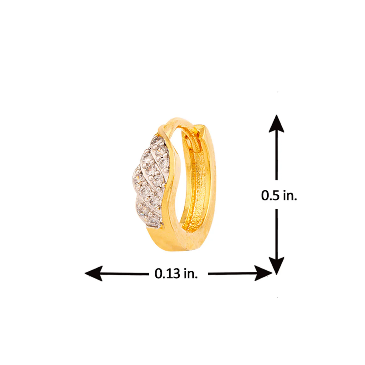 CZ Gems Adorned Earrings - Image 5