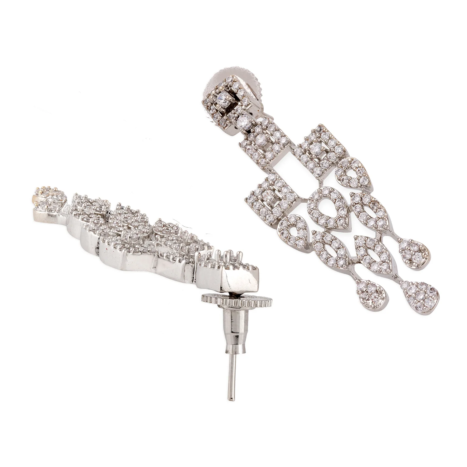 Waterfall Zircons Choker Jewellery Set - Image 6