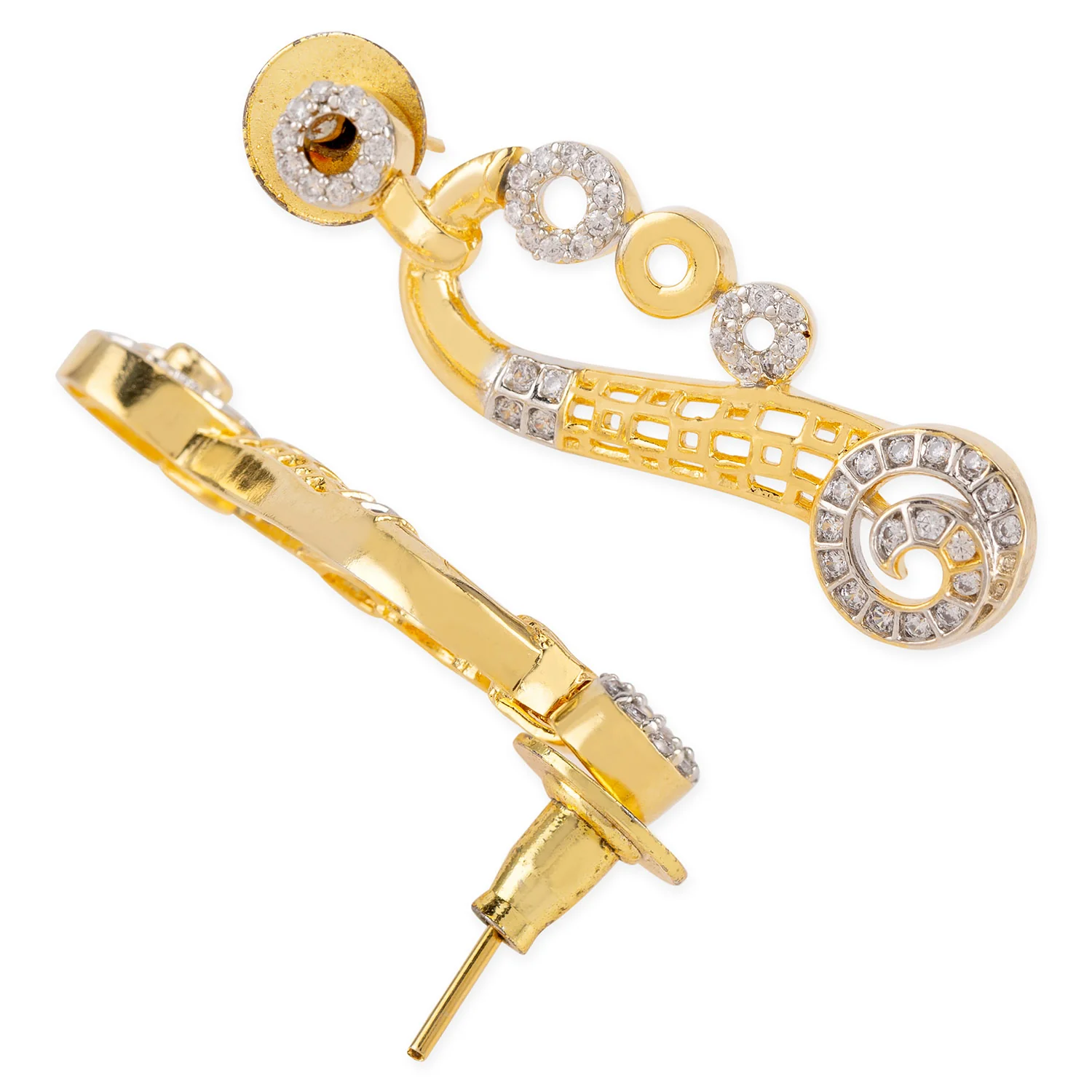 Gold Plated Geometric Jewellery Set - Image 6