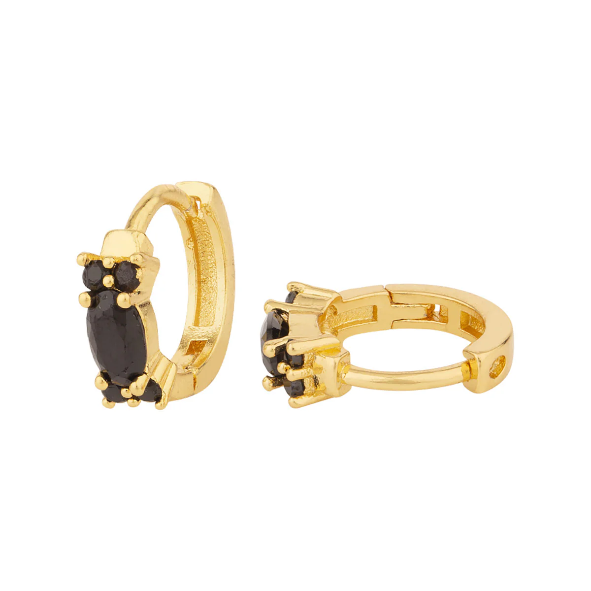 CZ Lightly Embellished Earrings - Image 4
