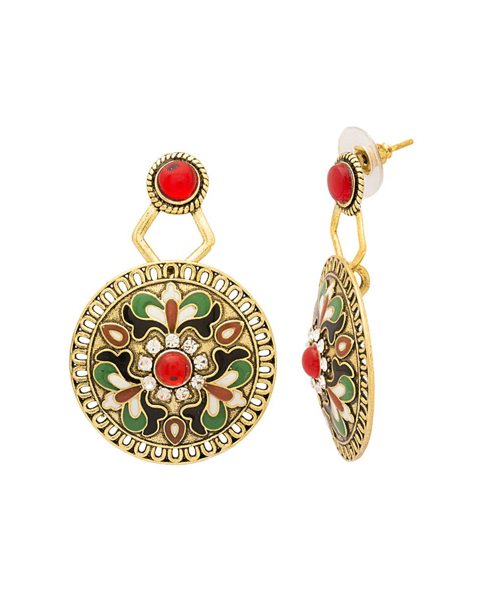 Dangler Pair Inspired From Temple Collection - Image 3