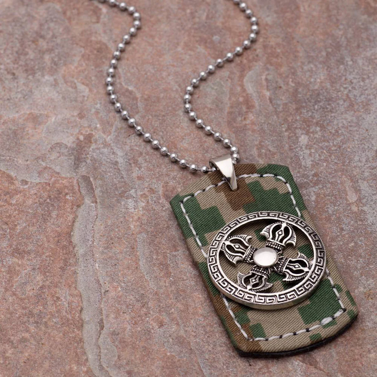 DARE by Voylla Oxidized Pendant