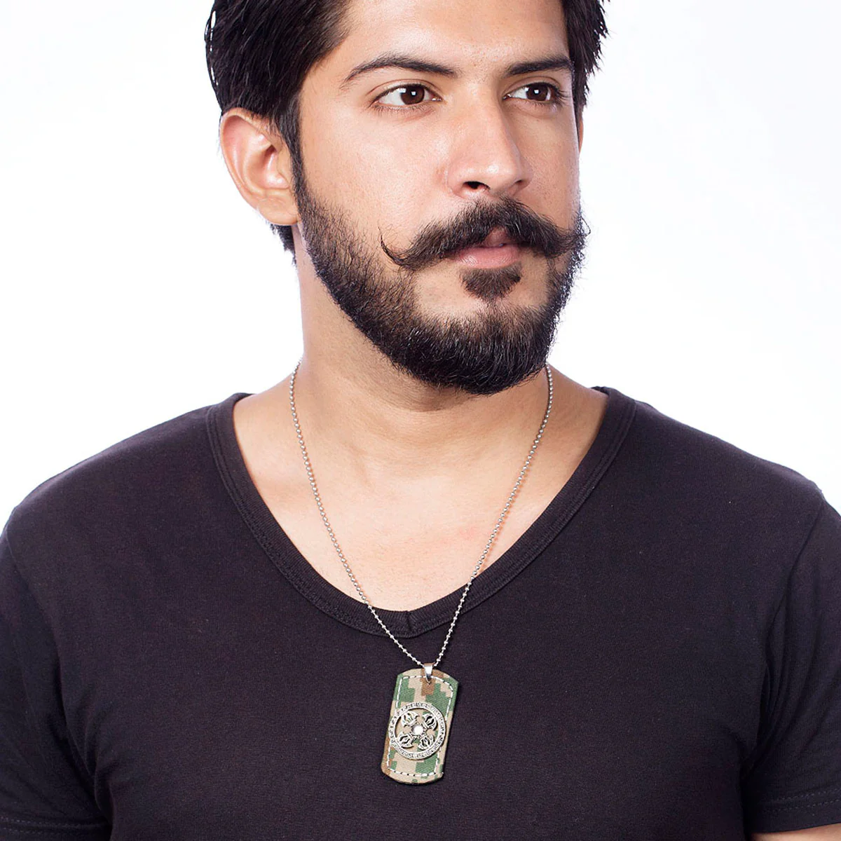 DARE by Voylla Oxidized Pendant - Image 2