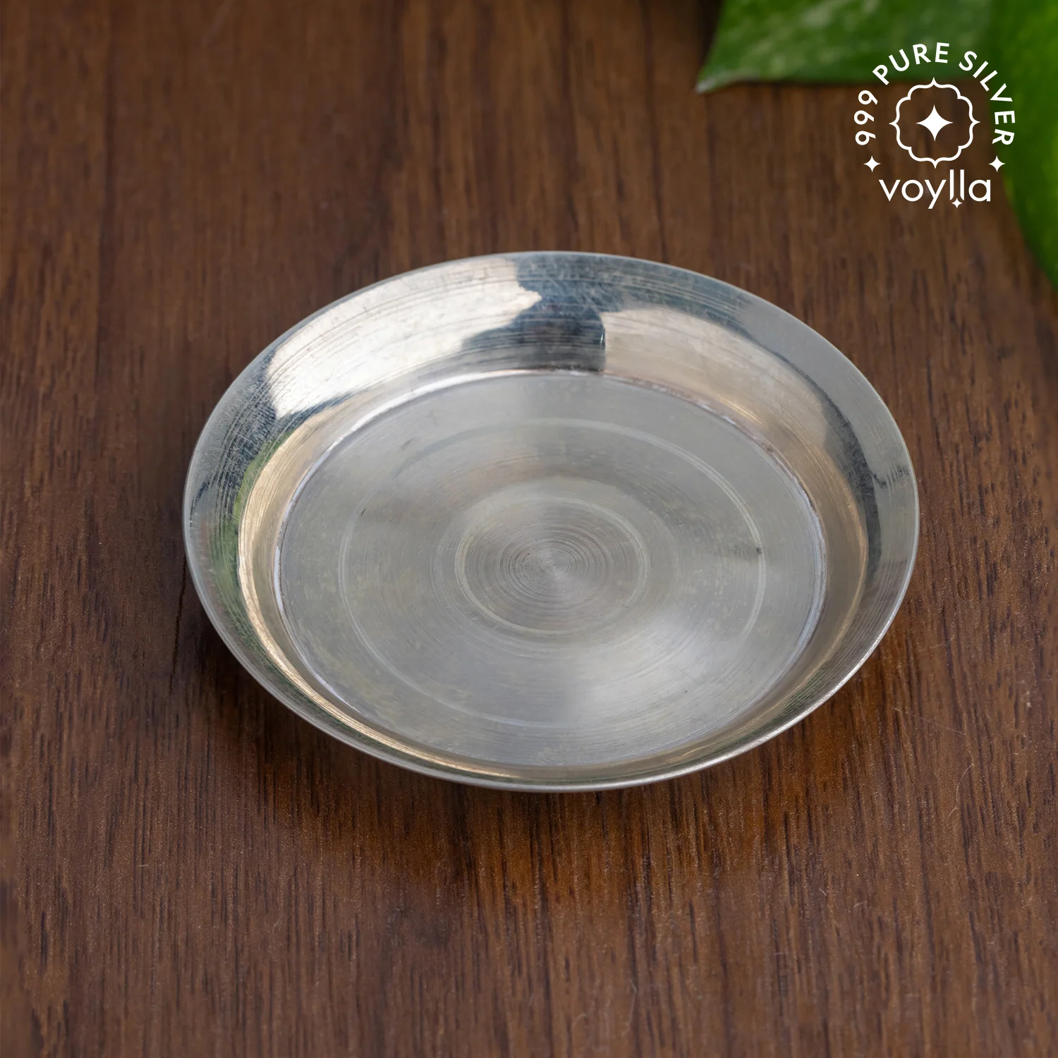Deity Auspicious Silver Plate