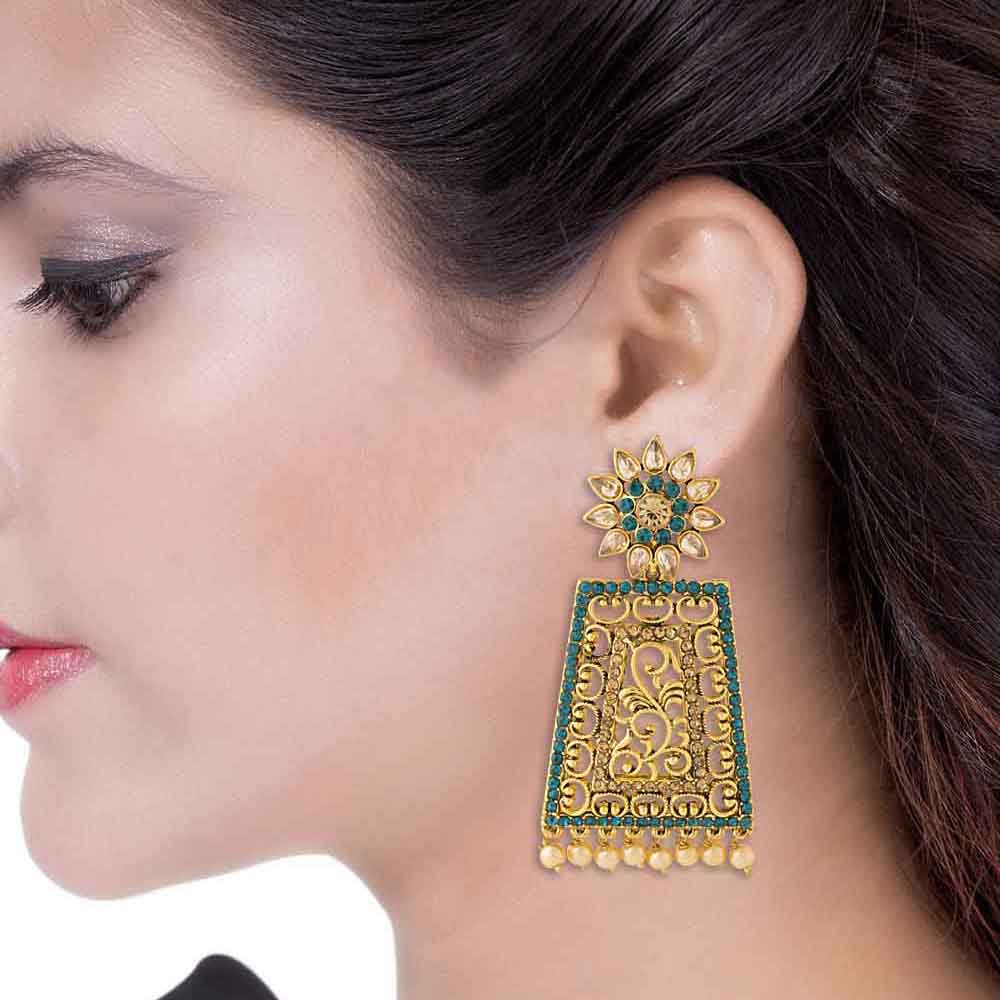 Designer Earrings For Women With Intricate Details - Image 2