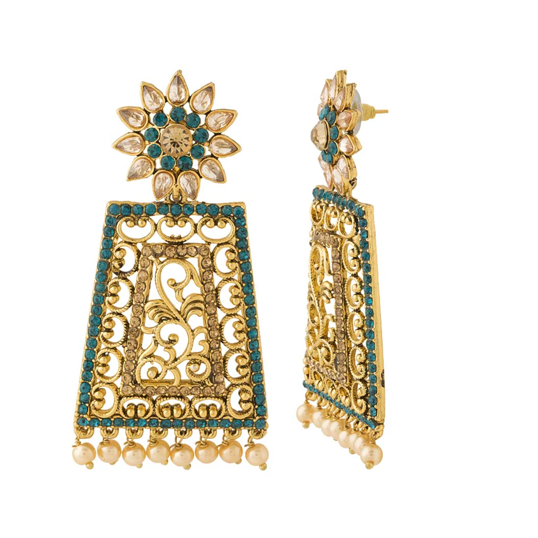 Designer Earrings For Women With Intricate Details - Image 4