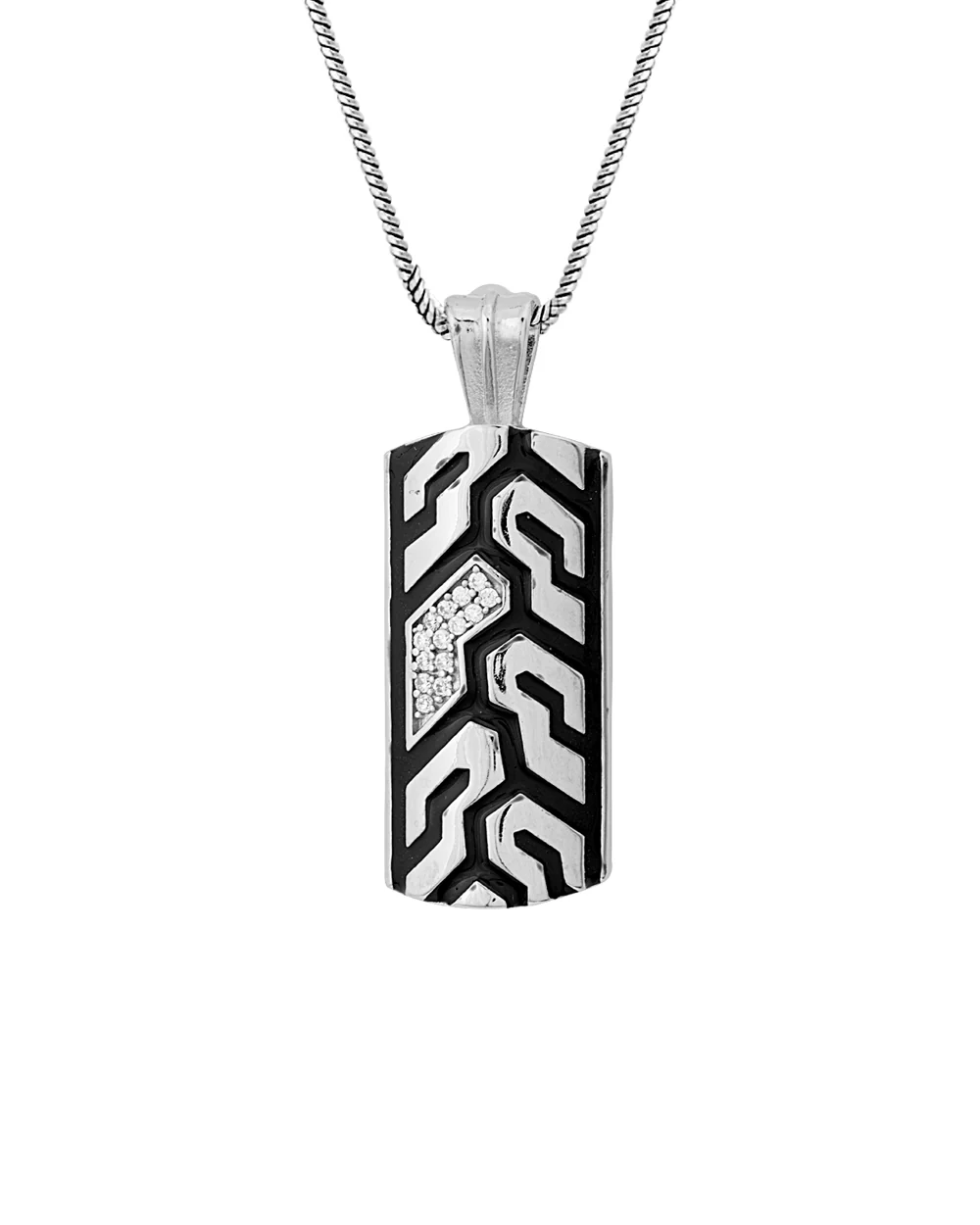 Designer Pendant With Chain For Men From Dare By Voylla - Image 2