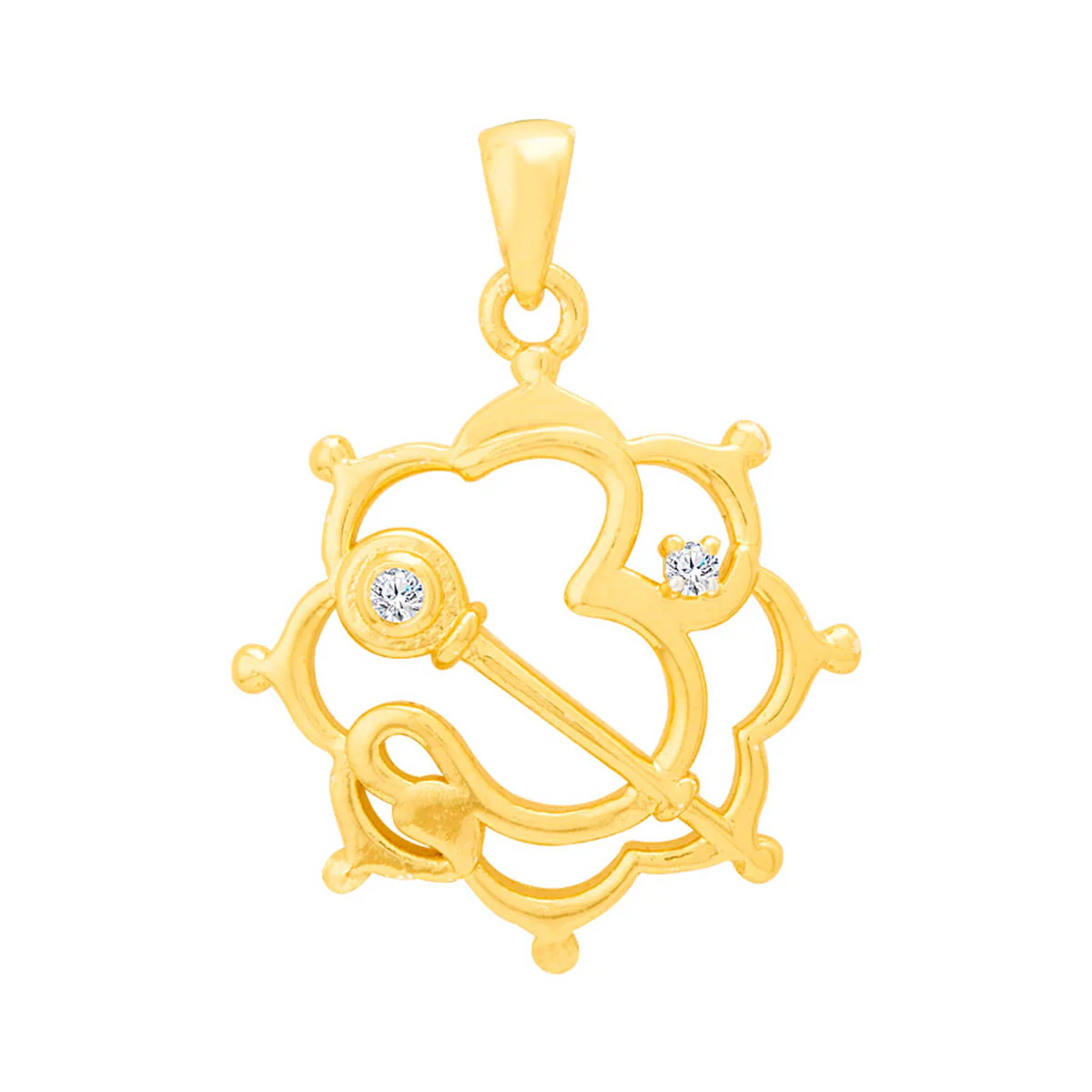 Designer Spiritual Saga OM Pendant For Men - Image 3