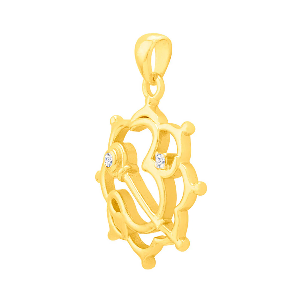 Designer Spiritual Saga OM Pendant For Men - Image 4