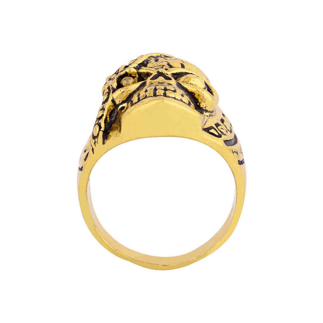 Devil Collection Beaded Skull Ring - Image 4