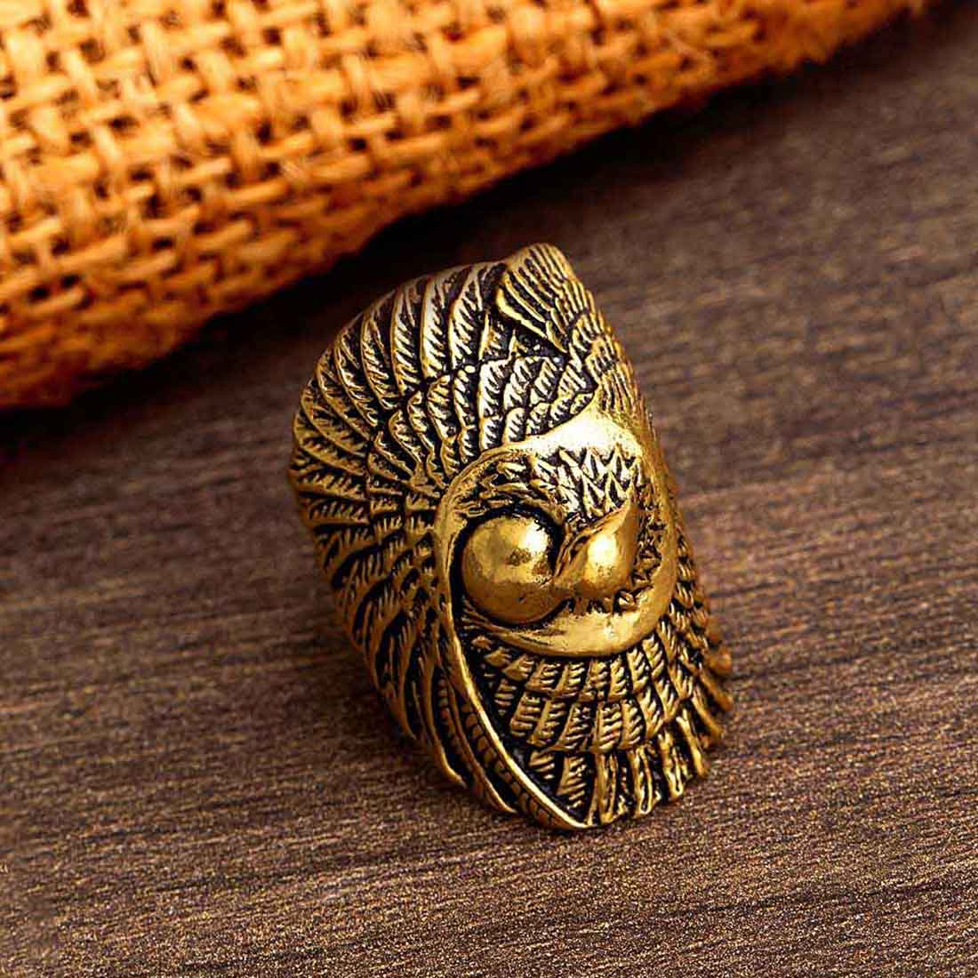 Devil Collection Eagle Feathers Ring