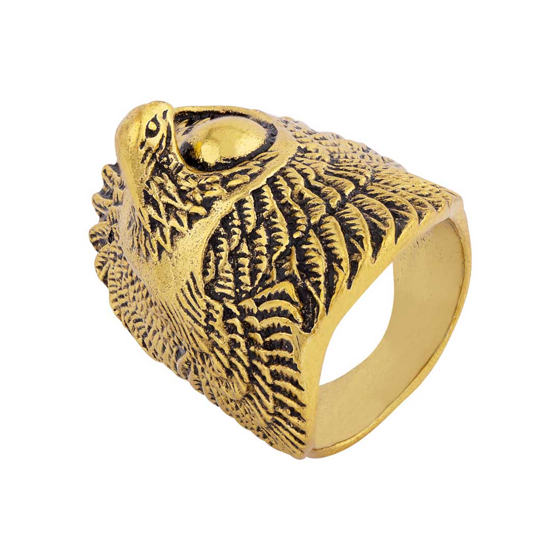 Devil Collection Eagle Feathers Ring - Image 3