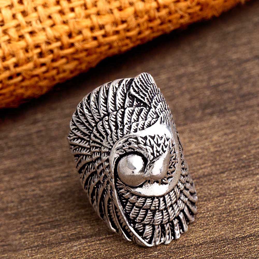 Devil Collection Feathered Ring