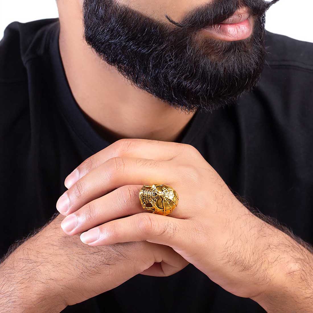 Devil Collection Grinning Skull Ring - Image 2
