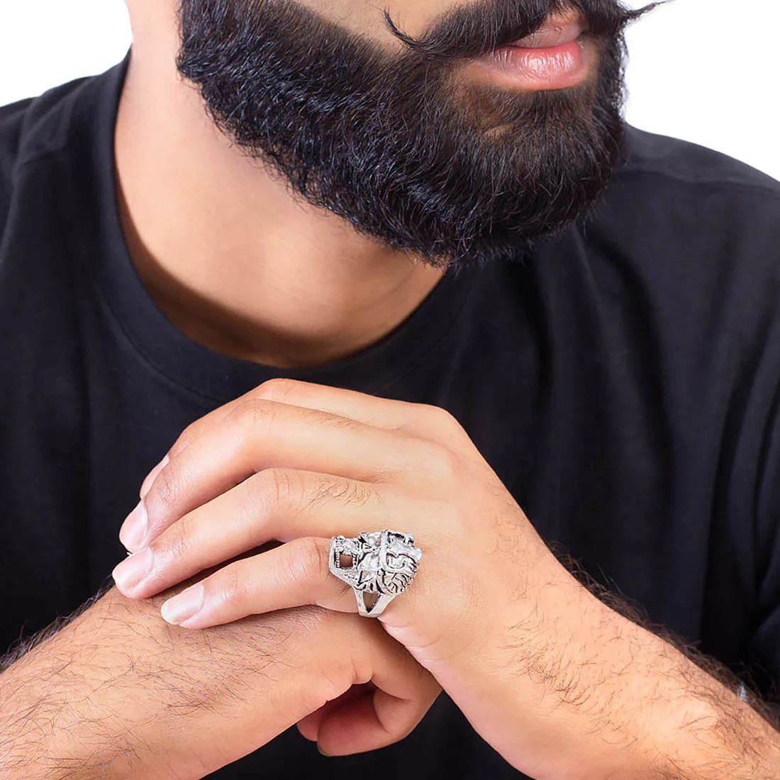 Devil Collection Helmet Skull Ring - Image 2
