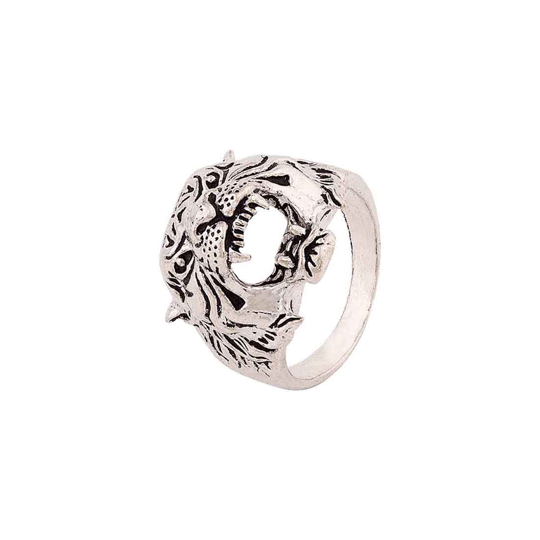 Devil Collection Lion Head Ring - Image 3