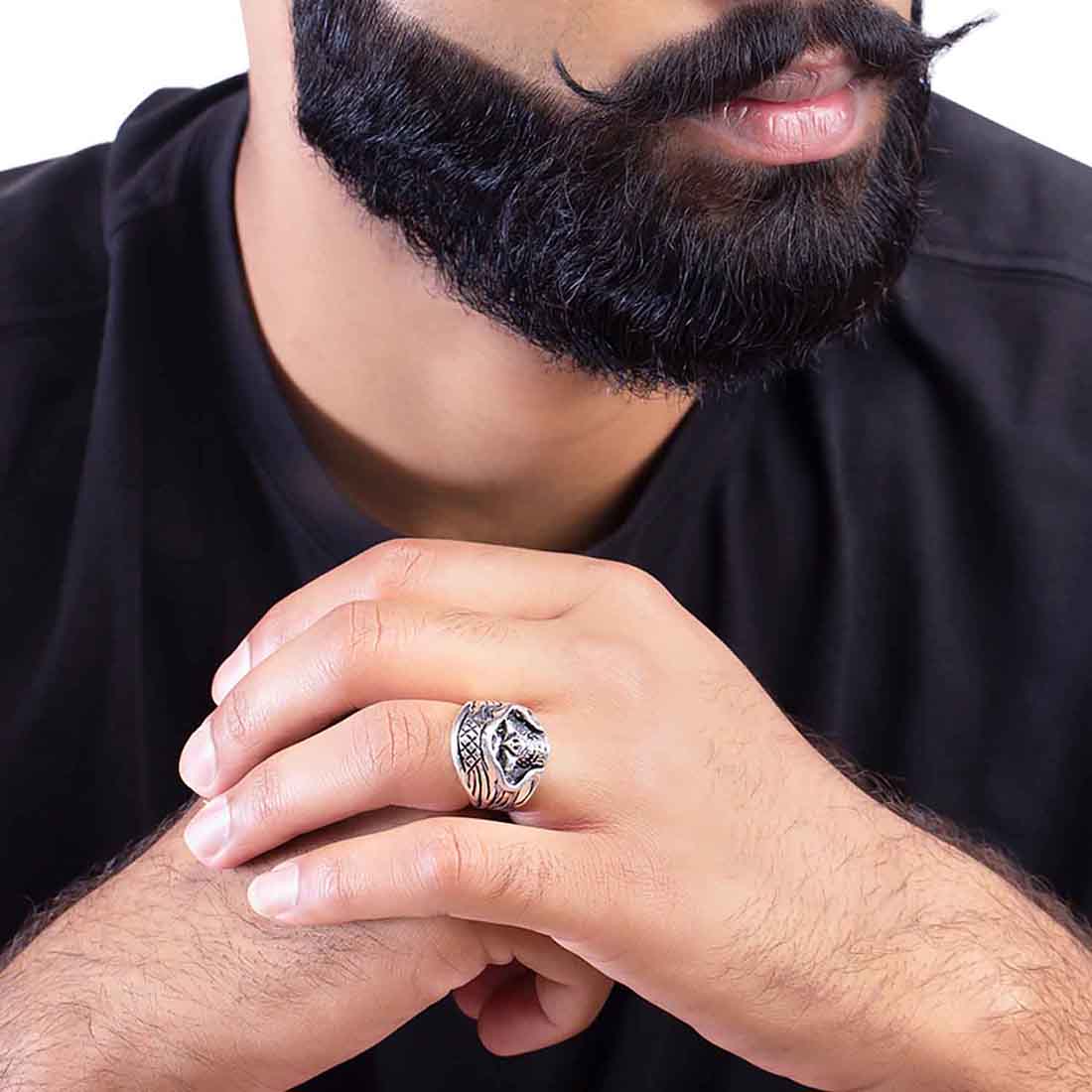 Devil Collection Skull Helmet Ring - Image 2