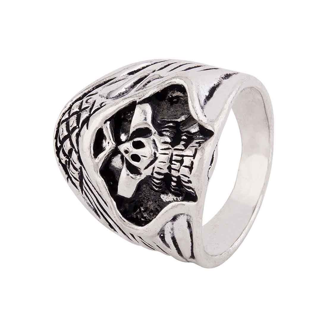 Devil Collection Skull Helmet Ring - Image 3