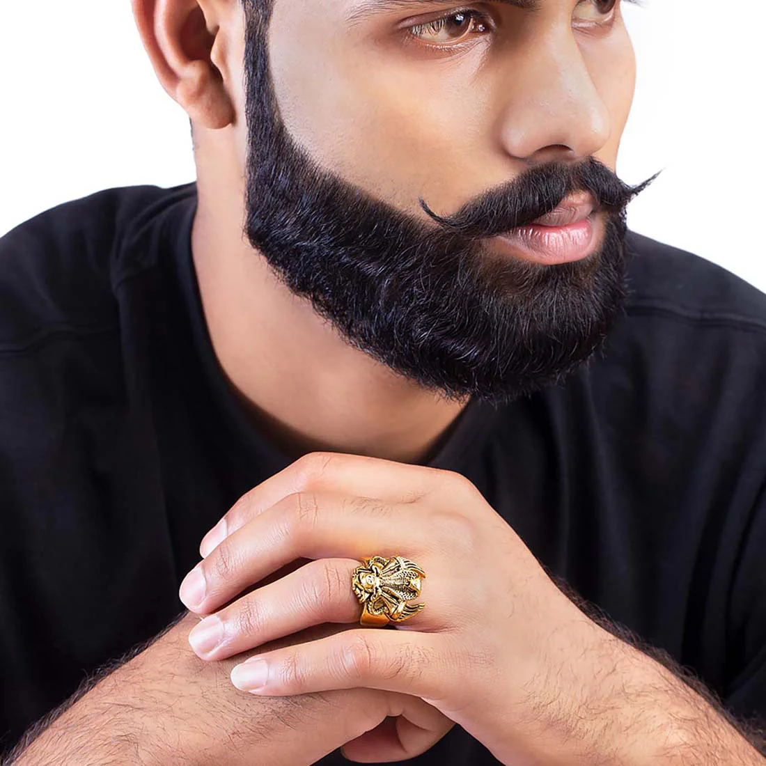 Devil Collection Winged Serpent Ring - Image 2