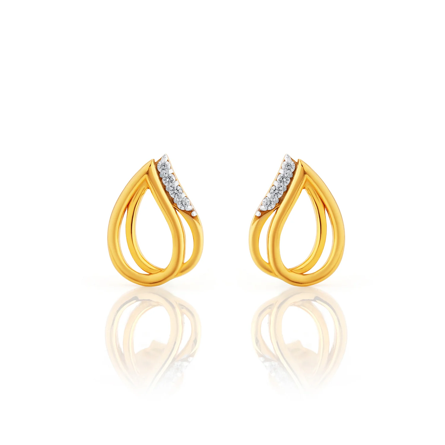 Dew Drop Lab-Grown Diamond Stud Earrings - Image 4