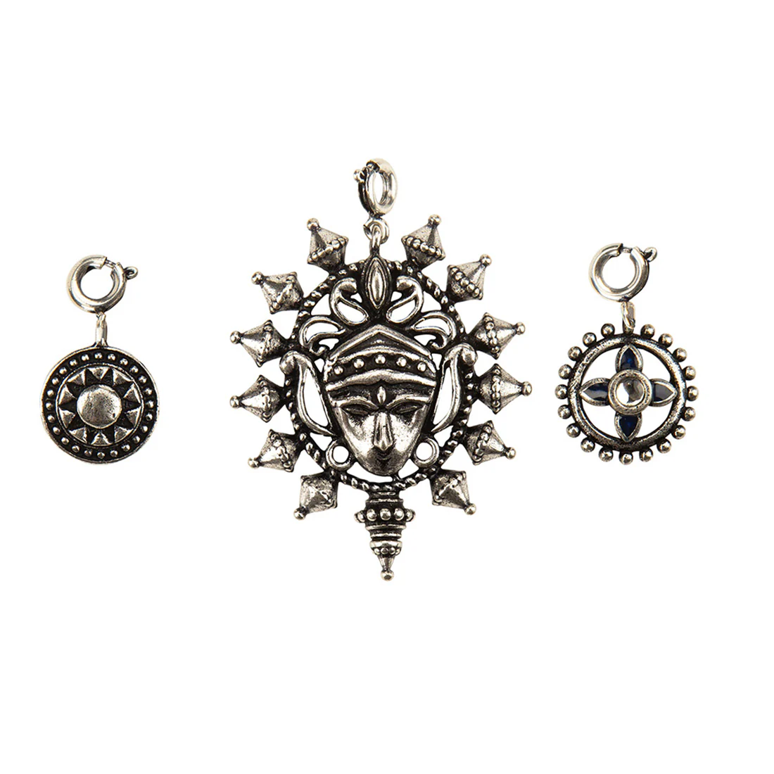 Divine Oxidized Charms Pendant with Bracelet - Image 6