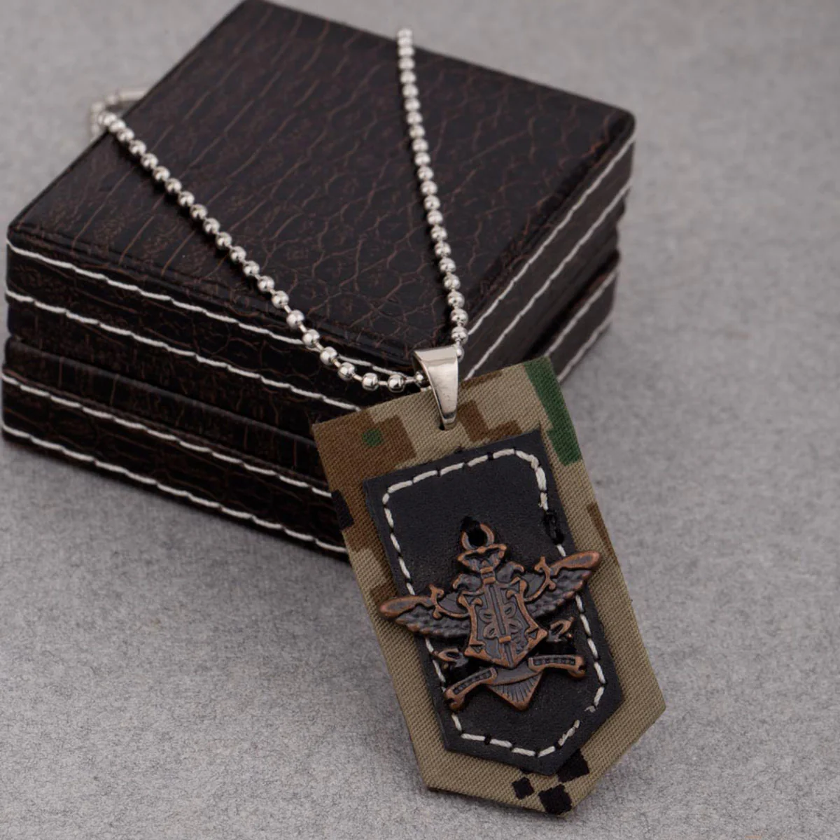 Dual Tone Eagle Pendant