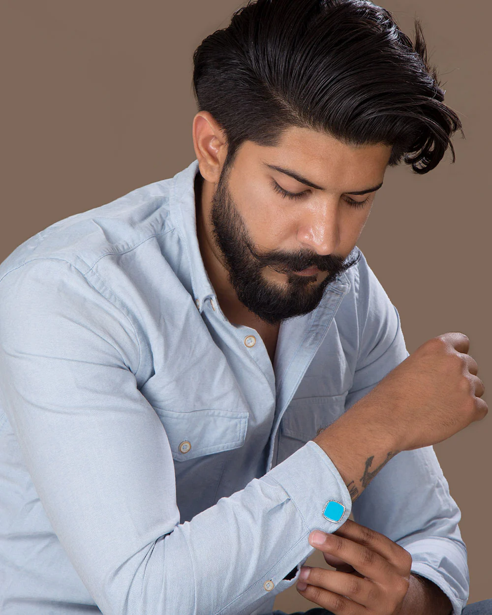 Dual-Toned Milestone Cufflinks - Image 5