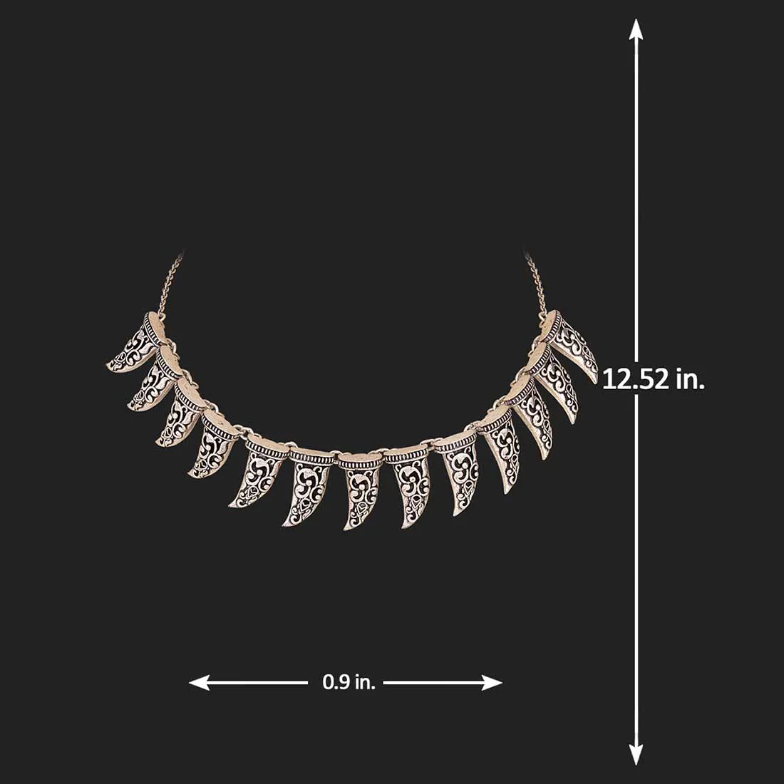 Durga Tiger Claws Brass Necklace - Image 4
