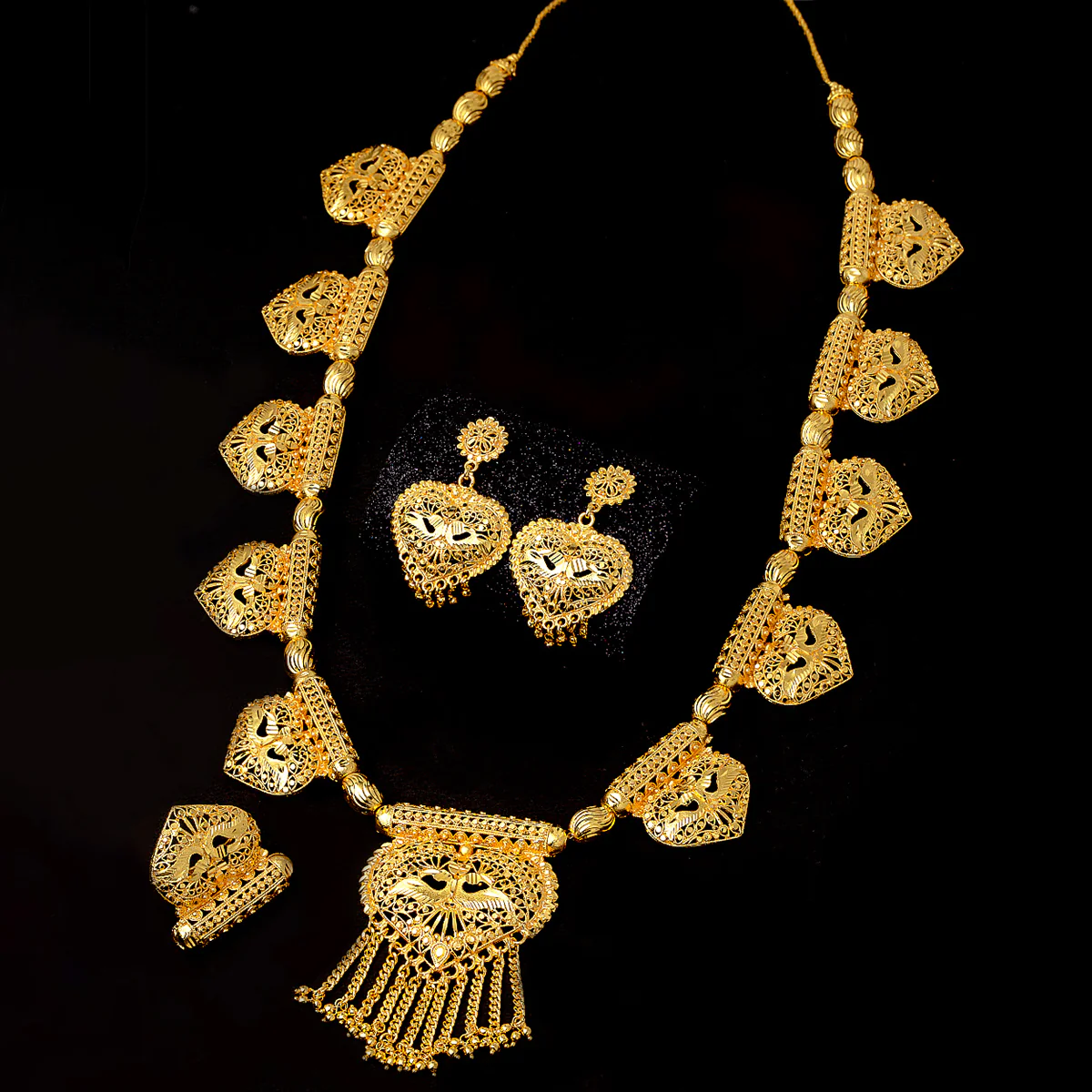 Eastern Delight Temple Design Necklace Set Combo