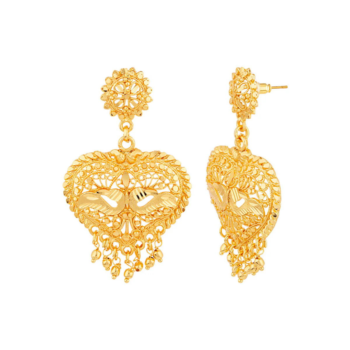Eastern Delight Temple Design Necklace Set Combo - Image 5